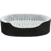 Лежак Trixie Lino Vital для собак, чорно-сірий, 83×67 см