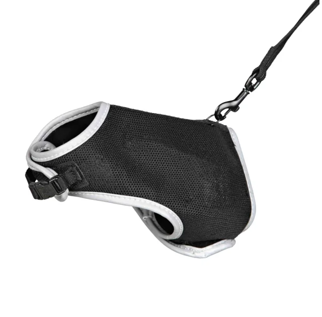 Шлея с поводком Trixie Soft Harness для кошек, 24-42 см, 1.2 м