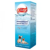 Очищаючий лосьйон Cliny для очей котів і собак, 50 мл