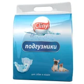 Памперсы Cliny для собак и кошек от 3 до 6 кг, размер S, 10 шт