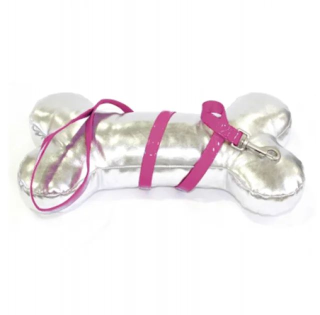 Повідець Croci Leatherette для собак, екошкіра/нейлон, рожевий, 120×1.5 см