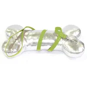 Повідець Croci Leatherette для собак, екошкіра/нейлон, салатовий, 120×1.5 см