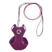 Набор Croci Hiking Parure для собак, шлея+поводок, нейлон, размер XL, фиолетовый, 30-33 см/47-53 см