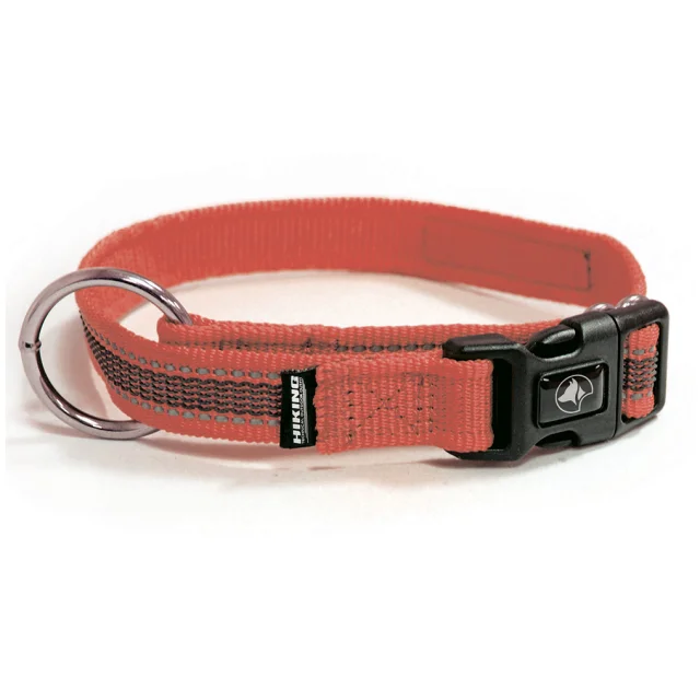 Нашийник Croci Hiking AntiShock для собак, регульований, нейлон, червоний, 2×36-48 см