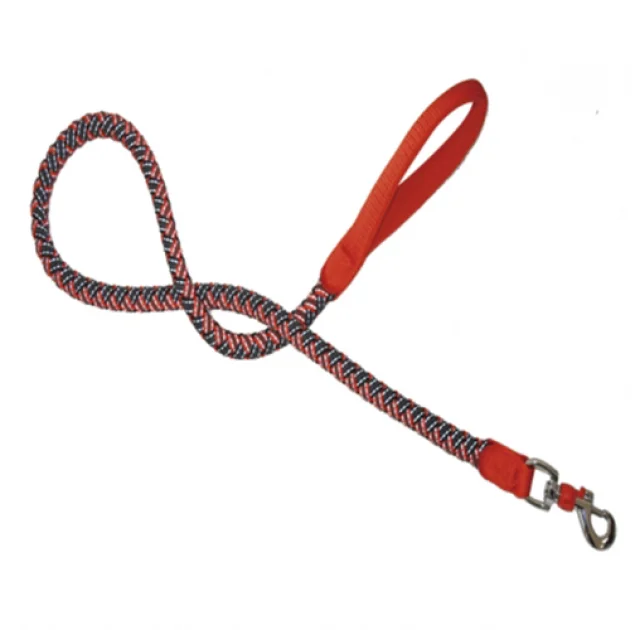 Повідець Croci Hiking Endurance для собак, плетений, нейлон, помаранчевий, 1×120 см