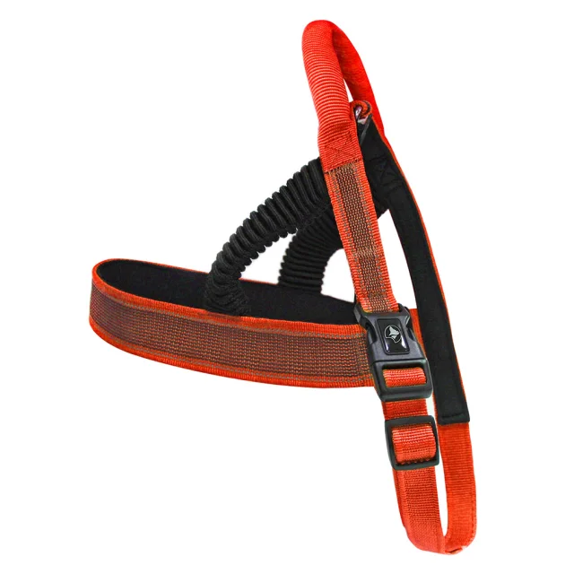 Шлея Croci Hiking AntiShock для собак, регулируемая, нейлон, красная, 3.8×90-100 см