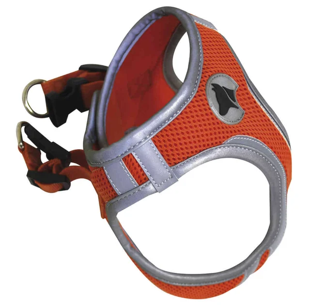 Шлея Croci Hiking Reflective для собак, нейлон, оранжевый, размер M, 41-46 см