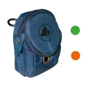 Сумка портативная Croci Hiking под пакеты и лакомства, для собак, с карабином, оранжевый, 7.5×4×11 см