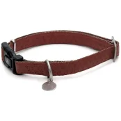 Нашийник Croci Mylord для собак, з тисненням, регульований, екошкіра, бордовий, 48-70×2.5 см