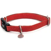 Нашийник Croci Mylord для собак, з тисненням, регульований, червоний, екошкіра, 30-50×2 см