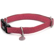 Нашийник Croci Mylord для собак, з тисненням, регульований, екошкіра, рожевий, 30-50×2 см