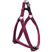 Шлея Croci Mylord для собак, с тиснением, экокожа, бордовый, 50/75×2 см