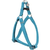 Шлея Croci Mylord для собак, з тисненням, екошкіра, блакитний, 50/75×2 см