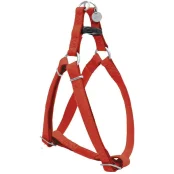 Шлея Croci Mylord для собак, з тисненням, екошкіра, червона, 36/60×1.5 см