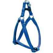 Шлея Croci Mylord для собак, з тисненням, екошкіра, синій, 36/60×1.5 см