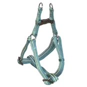 Шлея Croci Soft Reflective для собак, светоотражающая, нейлон, голубая, 50-65×2 см