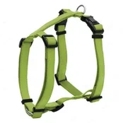 Шлея Croci Glossy H для собак, екошкіра/нейлон, салатова, 1.5/46×66 см
