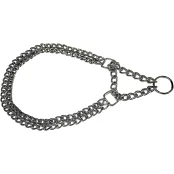 Нашийник Croci самозатягується, для собак, хром, 45 см×2 мм