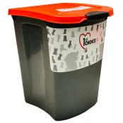 Контейнер 1st Choice для хранения корма, 15 кг, черный, 37×40.5×47 см