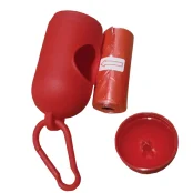 Контейнер с пакетами 1st Choice для сбора фекалий, красный