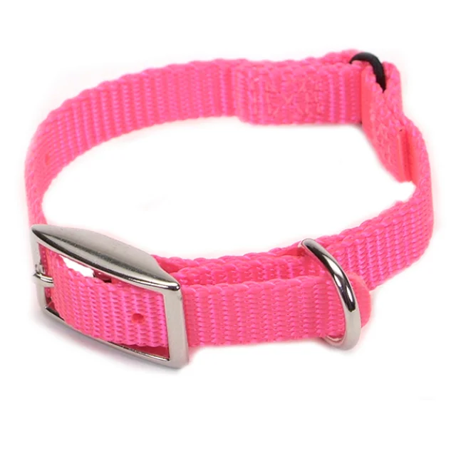 Безопасный ошейник Coastal Nylon Web для кошек, розовый, 1×20 см