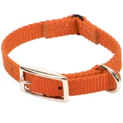 Безпечний нашийник Coastal Nylon Web для кішок, апельсиновий, 1 × 20 см