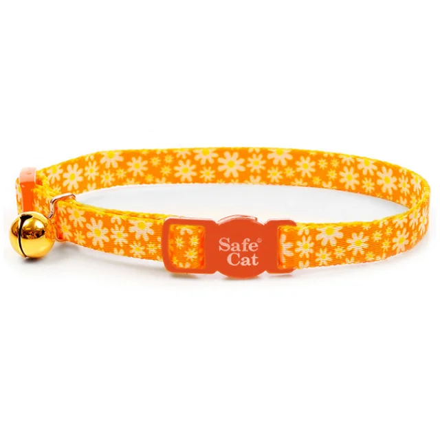 Безопасный ошейник Coastal Fashion Safe Cat для кошек, желтая-ромашка, 1×30 см