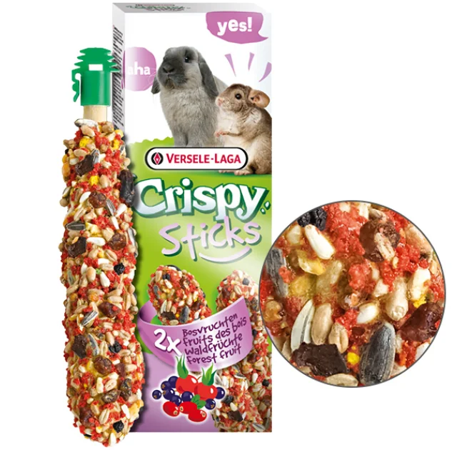 Корм Versele-Laga Crispy Sticks Forest Fruit для кроликів, шиншил, 110 г