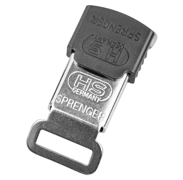 Замок для ошейника Sprenger ClicLock, никелированная сталь, 21×65 мм