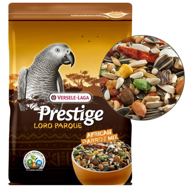 Корм Versele-Laga Prestige Premium Loro Parque African Parrot Mix для папуг жако, сенегальских, 1 кг