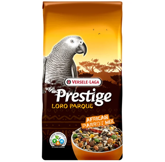 Корм Versele-Laga Prestige Premium Loro Parque African Parrot Mix для папуг жако, сенегальских, 15 кг