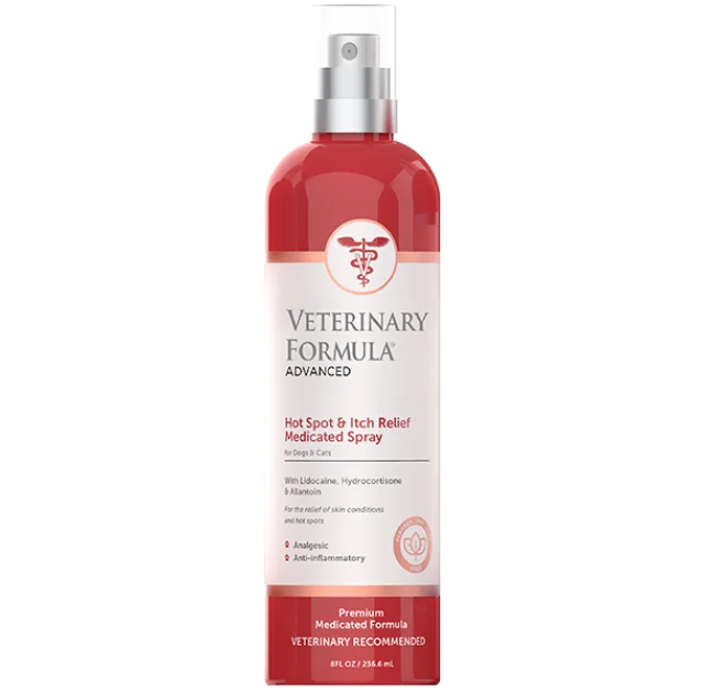 Спрей Veterinary Formula Advanced Hot Spot & Itch Relief Spray, для собак і кішок, 0.236 л