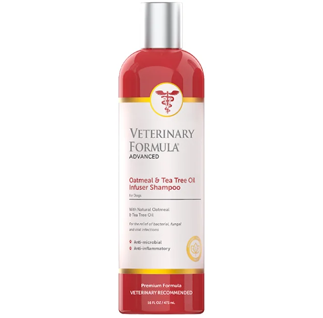 Шампунь Veterinary Formula Advanced Oatmeal & Tea Tree Oil Shampoo, для собак, 0.473 л