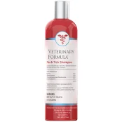Шампунь Veterinary Formula Advanced Flea&Tick Shampoo, для собак и кошек, от блох и клещей 0.473 л