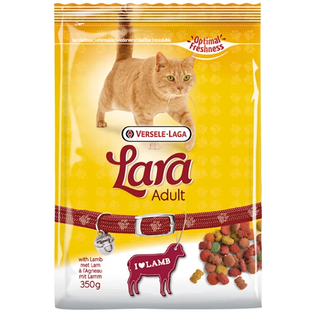 Сухой корм Lara Adult with Lamb для кошек, с ягненком, 350 г