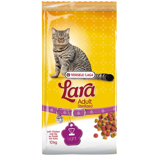 Сухой корм Lara Adult Sterilized для стерилизованных кошек, 10 кг