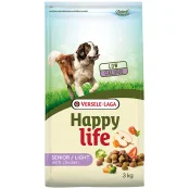 Сухой корм Happy Life Senior Light with Chicken для пожилых собак, с курицей, 3 кг