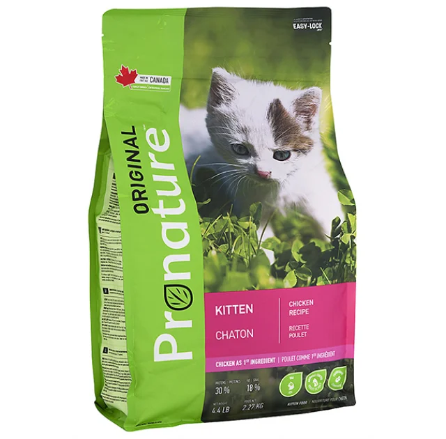 Сухой корм Pronature Original Kitten Chicken для котят, с курицей, 5 кг