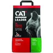 Наполнитель ультракомкующийся Cat Leader Clumping 2xOdour Attack Fresh для кошек, 5 кг