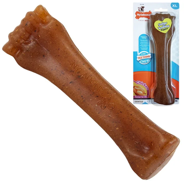 Игрушка кость жевательная Nylabone Puppy Chew Bone XL, для щенков