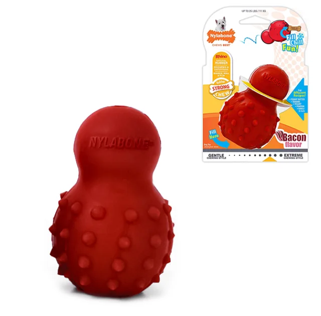 Игрушка Nylabone Strong Chew Cone S, вкус бекона, для собак до 11 кг