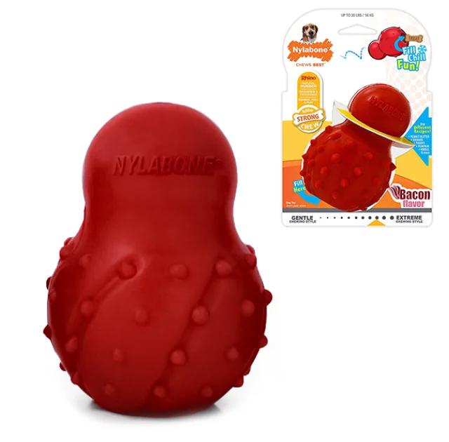 Игрушка Nylabone Strong Chew Cone M, вкус бекона, для собак до 16 кг