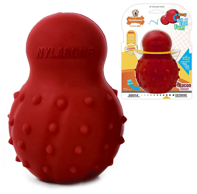Игрушка Nylabone Strong Chew Cone L, вкус бекона, для собак до 23 кг