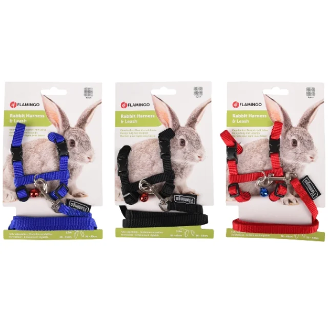 Шлея з повідцем Flamingo Rabbit Harness + Lead, для кроликів
