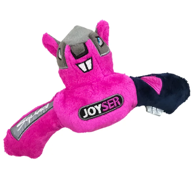 Іграшка Joyser Squad Mini Squirrel, білка, для собак, синьо-рожевий, 9 см