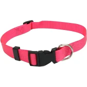Нашийник Croci регульований, для собак, нейлон, рожевий, 40-68×1.9 см