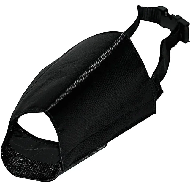 Намордник Croci №1 для джек рассел, вест тер'єр, нейлон, чорний, 14×20×8 см