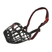 Намордник Croci №5 для фокс, американской спаниель, пластик, черный, 55×6×8 см