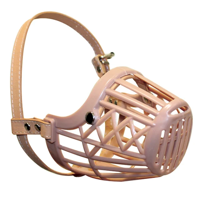 Намордник Croci для боксера, розмір XXL, пластик, бежевий, 16×8.5×8.5×52 см