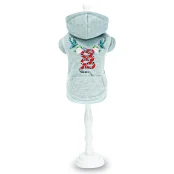 Куртка с капюшоном Croci Street Snake для собак, зима, серый, 40 см